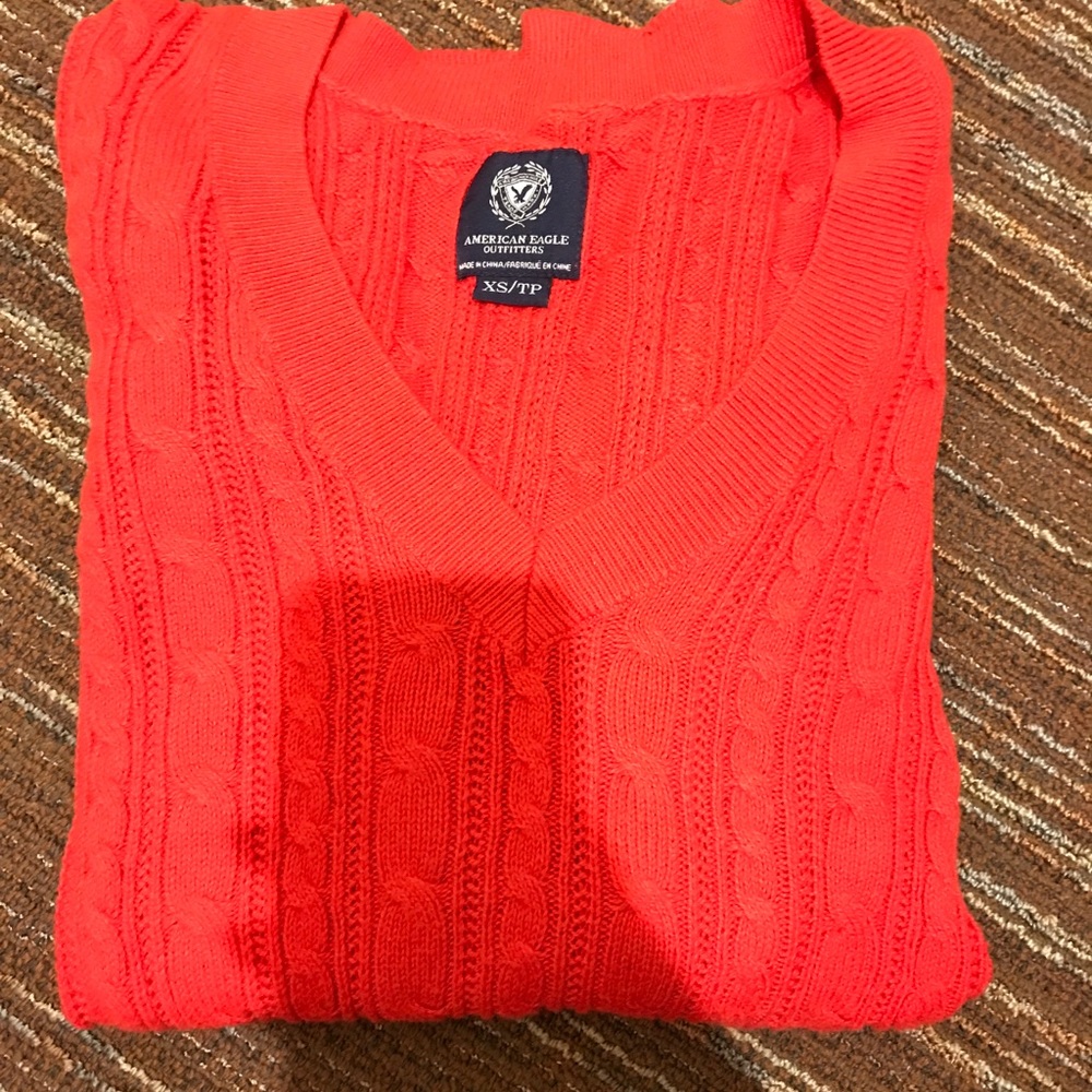 American Eagle cable knit sweater